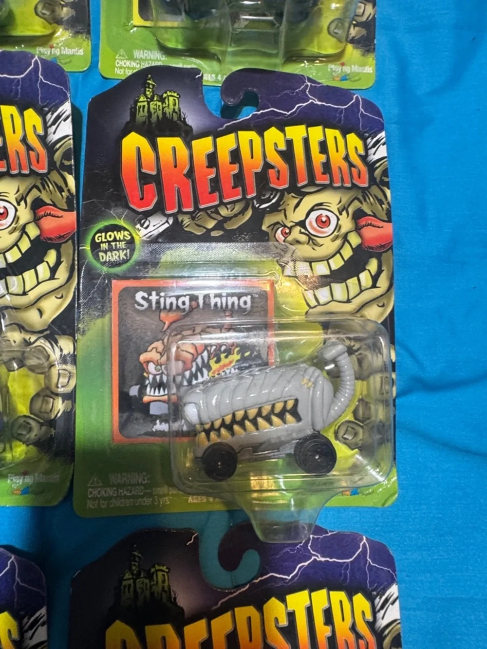 Collectible Mini Vehicles - Assorted Green & Pink six “evil” creepers